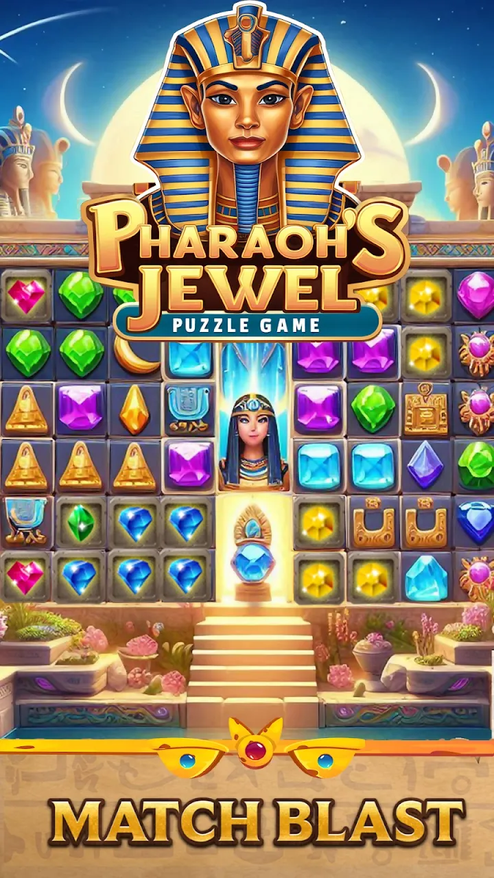 Pharaoh's Jewel spēles galvenais ekrānšāviņš